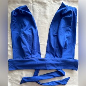 Monday Swimwear Aruba Swim Top- Size V/VV- NWT- Cobalt Blue